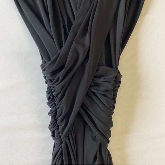 Black French connection sleeveless layered dress - Picture 4 of 9